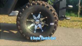 M1S4+2FF Παρουσιάστε τη νέα σχεδίαση 6θέσιο καρότσι γκολφ ηλεκτρικό με μπαταρία 48v με πιστοποίηση Ce για εσάς