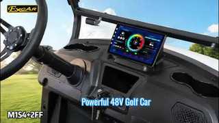 M1S4+2FF White Δείτε γιατί να επιλέξετε 48 Voltage Golf Electric Car 350A Controller 3,7KW USA Motor Certificate CE